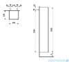 Laufen LANI kolumna wysoka 165 cm prawa dziki dąb H4037221122671